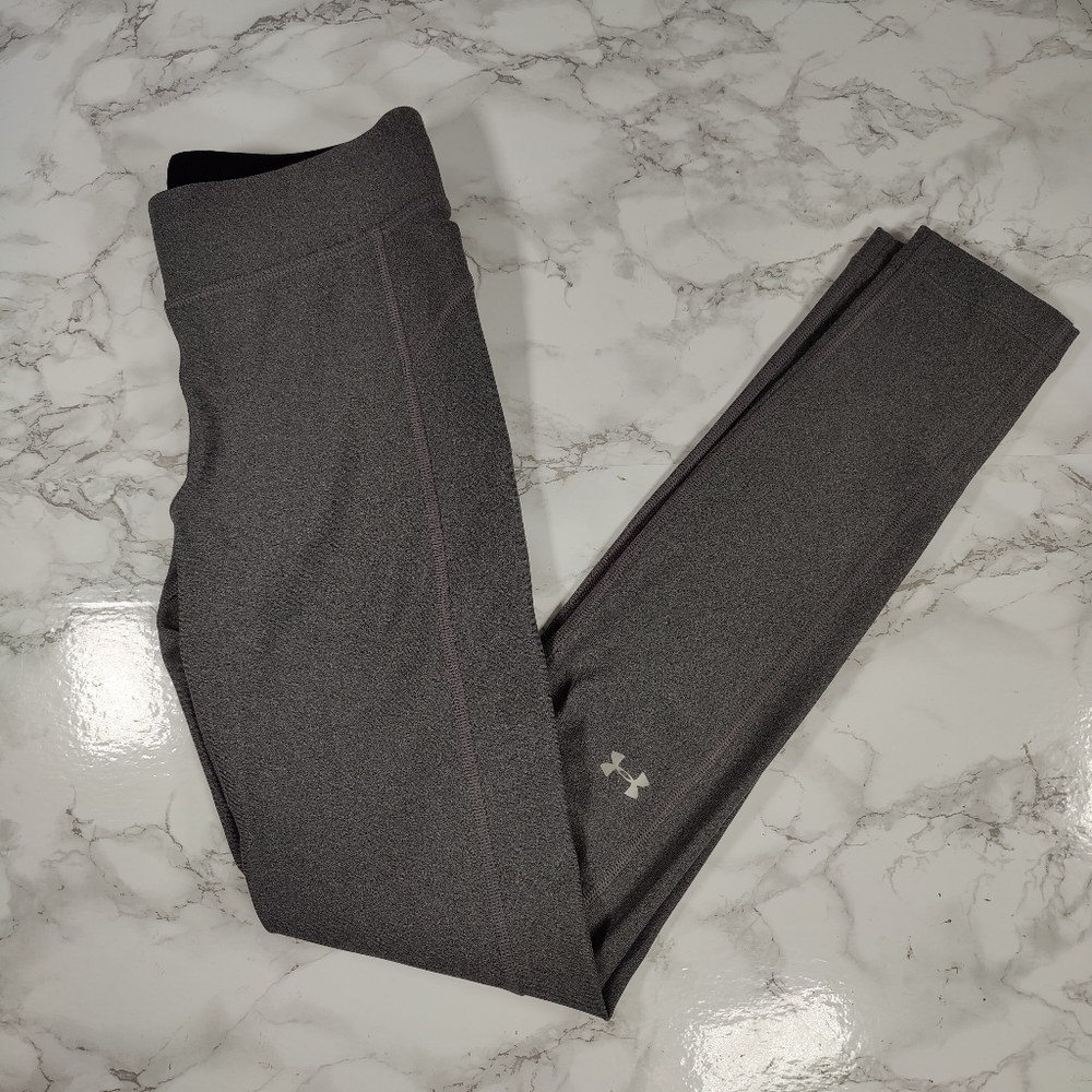 Under Armour Gray Compression Leggings Size Small - Picture 1 of 7
